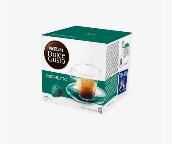 Кофе в капсулах Nescafe Dolce Gusto Ristretto, 16 шт в магазине ТеаКофее, фото