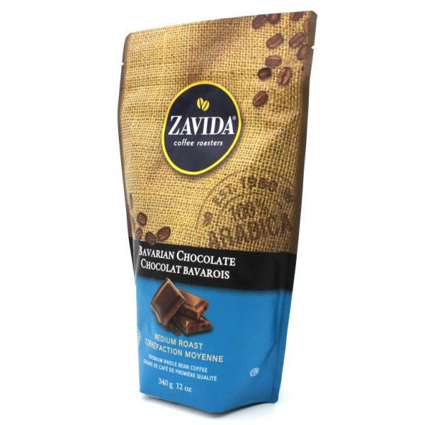 Кофе в зернах Zavida Bavarian Chocolate Coffee 340 гр. в магазине ТеаКофее, фото