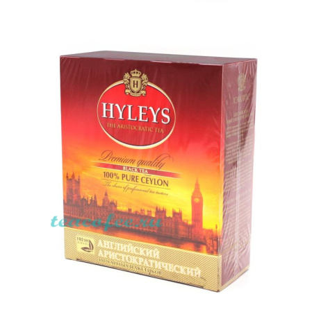 Чай Hyleys English Aristocratic черный 100 пакетиков 