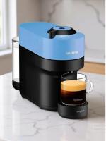 Капсульная кофемашина Nespresso Vertuo Pop, GDV2-EU-BL-NE, blue-black