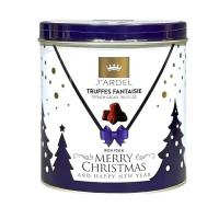 Французские трюфели "J’Ardel" НОВЫЙ ГОД со вкусом малины ж/б 200г