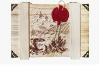 Кофе GET&JOY  "Бразилия" молотый, 150гр деревянный бокс