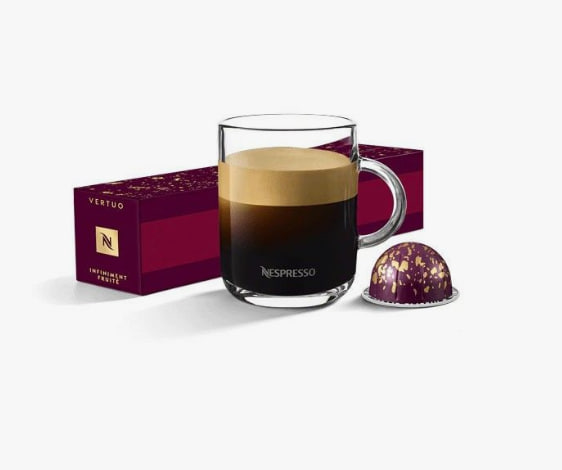 Кофе в капсулах Nespresso Vertuo INFINIMENT FRUITE, 10 шт.  230 мл. в магазине ТеаКофее Кофе в капсулах Nespresso Vertuo INFINIMENT FRUITE, 10 шт.  230 мл. в магазине ТеаКофее, фото