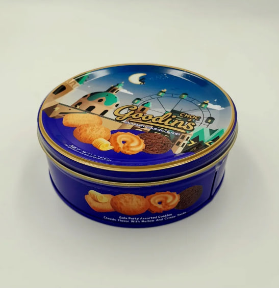 Печенье GOODIN' s BUTTER COOKIENS ассорти 110 гр (синяя банка) в магазине ТеаКофее, фото