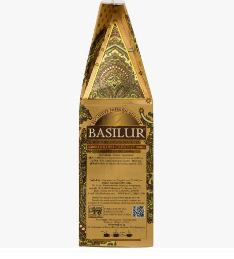 Чай черный Basilur Восточная Коллекция "Золотой месяц", 100 гр картон в магазине ТеаКофее Чай черный Basilur Восточная Коллекция "Золотой месяц", 100 гр картон в магазине ТеаКофее, фото