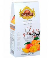 Чай белый Basilur White Tea, манго-апельсин,  100 гр. Чай белый Basilur White Tea, манго-апельсин,  100 гр.