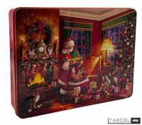 Ассорти бисквитного печенья "Рождество" 420 гр. (ж/б)