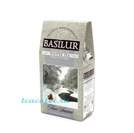 Чай черный Basilur Winter berries с клюквой, 100 гр. 