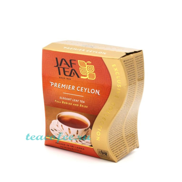 Чай Jaf Tea Premier Ceylon 100 гр. в магазине ТеаКофее Чай Jaf Tea Premier Ceylon 100 гр. в магазине ТеаКофее, фото