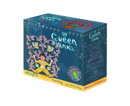 Чай QUEEN LANKA Earl Grey 100 пакетиков