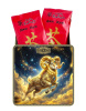 Чай "GET&JOY" Шкатулка-квадрат - Символ года, Золотой баран, жесть, 100 гр. 