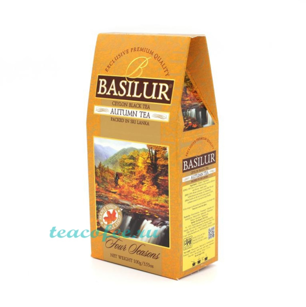 Чай Basilur Autumn Tea (Осенний) черный 100 гр. в магазине ТеаКофее Чай Basilur Autumn Tea (Осенний) черный 100 гр. в магазине ТеаКофее, фото