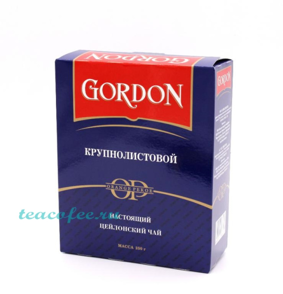 Чай Gordon 250 гр. в магазине ТеаКофее Чай Gordon 250 гр. в магазине ТеаКофее, фото