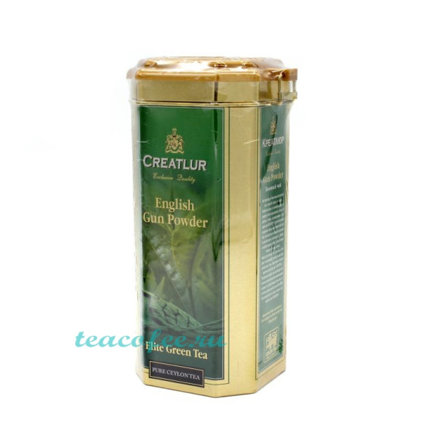 Чай Creatlur English Gun Powder - Elite Green Tea  250 гр. (ж/б) в магазине ТеаКофее Чай Creatlur English Gun Powder - Elite Green Tea  250 гр. (ж/б) в магазине ТеаКофее, фото