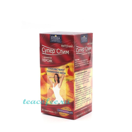 Чай Fitera Супер Слим Персик 30 пакетиков 