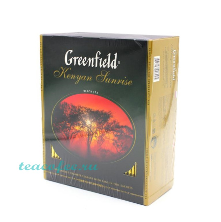 Чай Greenfield Kenyan Sunrise 100 пакетиков 
