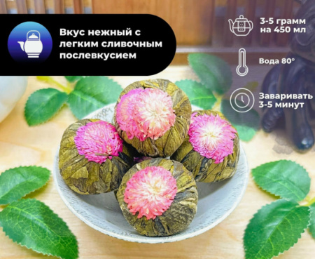 Чай связанный Подарочный набор "Юй Лун Тао" 60 гр (6 ячеек) 