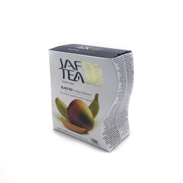 Чай Jaf Tea Mango Banana черный 100 гр. в магазине ТеаКофее Чай Jaf Tea Mango Banana черный 100 гр. в магазине ТеаКофее, фото