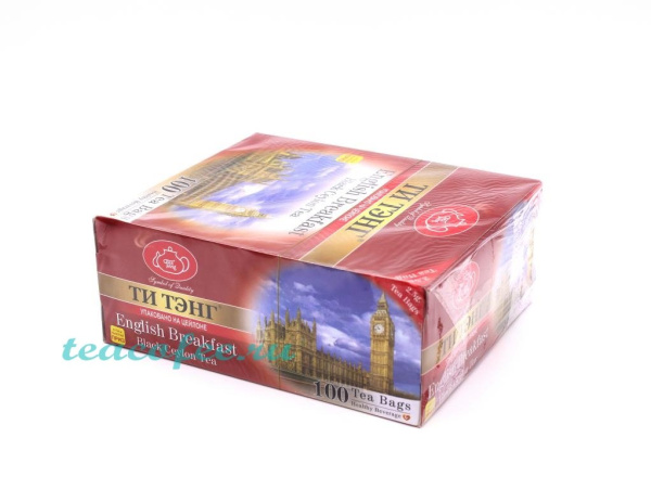 Чай Ти Тэнг English Breakfast (Английский Завтрак) черный 100 пакетиков в магазине ТеаКофее Чай Ти Тэнг English Breakfast (Английский Завтрак) черный 100 пакетиков в магазине ТеаКофее, фото