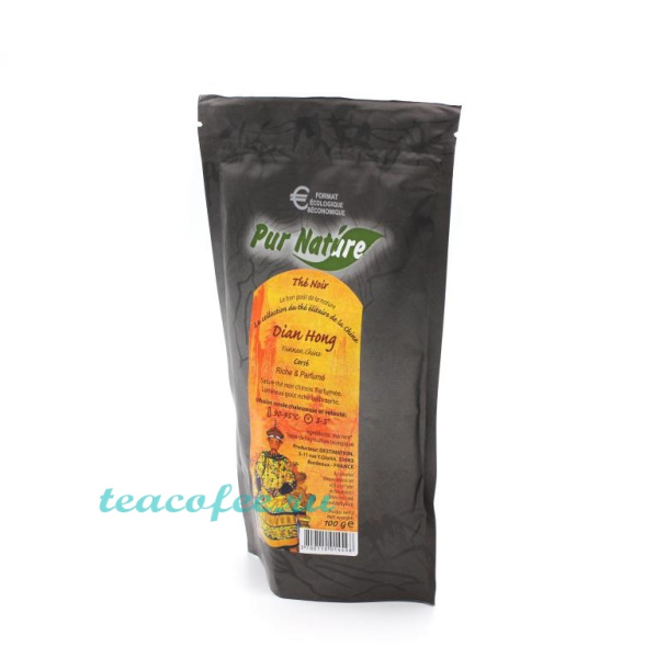Чай Pur Nature Дянь Хун красный 100 гр. (пакет) в магазине ТеаКофее Чай Pur Nature Дянь Хун красный 100 гр. (пакет) в магазине ТеаКофее, фото