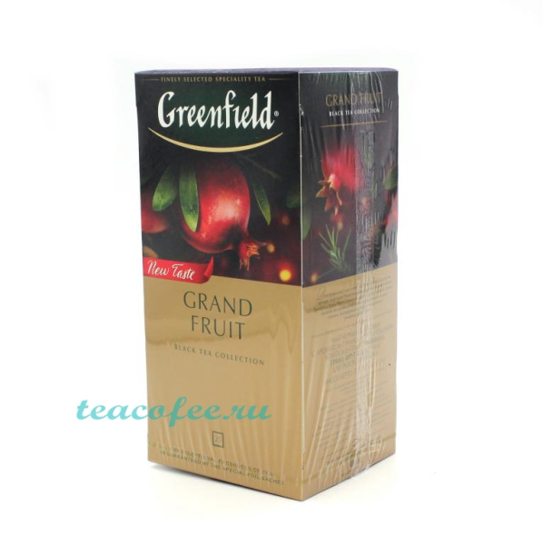 Чай Greenfield Grand Fruit 25 пакетиков в магазине ТеаКофее Чай Greenfield Grand Fruit 25 пакетиков в магазине ТеаКофее, фото