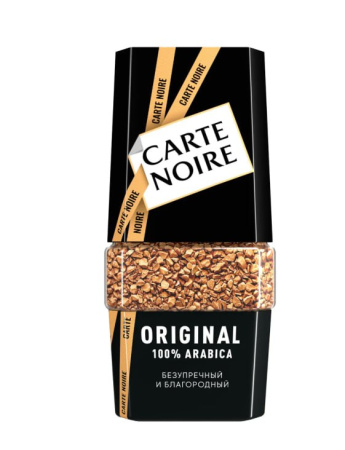 Кофе растворимый Carte Noire Original 95 гр. (стекло)