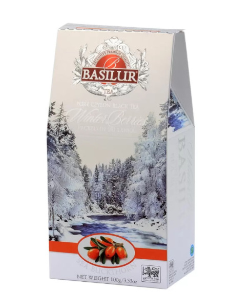 Чай черный Basilur Winter Berries Облепиха, 100 гр. в магазине ТеаКофее Чай черный Basilur Winter Berries Облепиха, 100 гр. в магазине ТеаКофее, фото