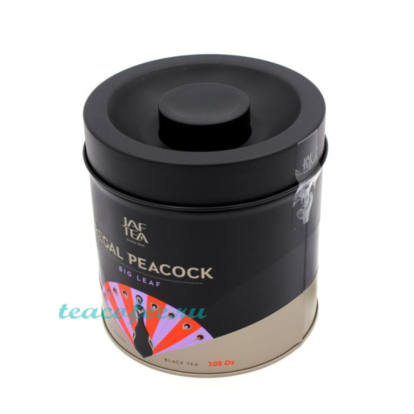 Чай Jaf Tea Regal Peacock Big Leaf 200 гр. (ж/б) в магазине ТеаКофее Чай Jaf Tea Regal Peacock Big Leaf 200 гр. (ж/б) в магазине ТеаКофее, фото