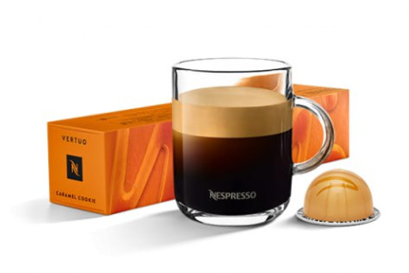 Кофе в капсулах Nespresso Vertuo, бленд Golden Caramel, 230 ml,10 капсул 