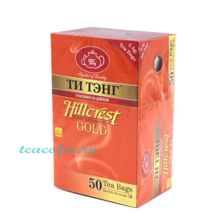 Чай Ти Тэнг Gold (Золотой) черный 50 пакетиков 