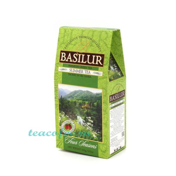 Чай Basilur Summer Tea (Летний) зеленый 100 гр. в магазине ТеаКофее Чай Basilur Summer Tea (Летний) зеленый 100 гр. в магазине ТеаКофее, фото