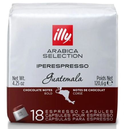 Кофе в капсулах Illy Iperespresso Guatemala, 18 капсул