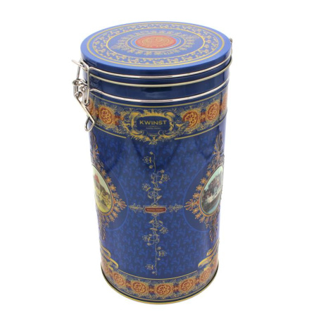 Чай Kwinst Термос Синий черный 400 гр. (ж/б) 