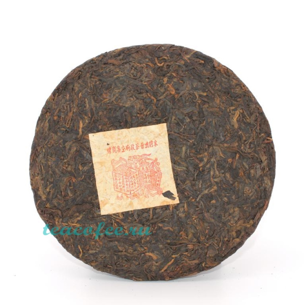 Пуэр бин ча (Каллиграфия) Сун Пин Ван (шу) 357 гр. в магазине ТеаКофее, фото