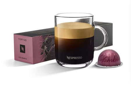 Кофе в капсулах Nespresso Vertuo, бленд Colombia, 230 ml, 10 капсул 