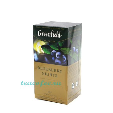 Чай Greenfield Blueberry Nights 25 пакетиков 