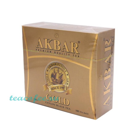 Чай Akbar Gold 100 пакетиков 