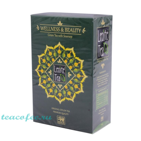 Чай Leoste Wellness &Beauty зеленый саусеп  100 гр. 