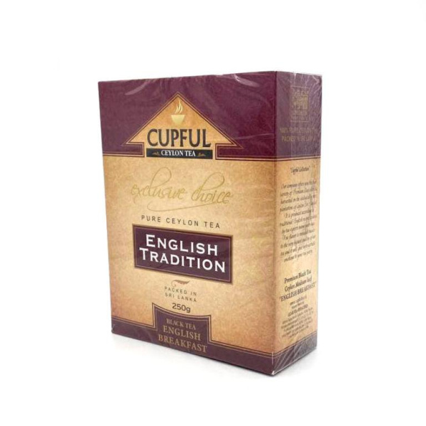 Чай Cupful English Tradition English Breakfast черный 250 гр. (картон) в магазине ТеаКофее Чай Cupful English Tradition English Breakfast черный 250 гр. (картон) в магазине ТеаКофее, фото