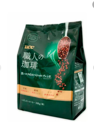 Кофе молотый UCC Craftsman's Coffee, 240 гр (зеленый)
