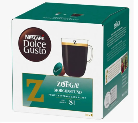 Кофе в капсулах Nescafé Dolce Gusto Zoégas Morgonstund 16 caps 