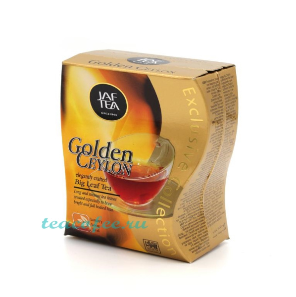 Чай Jaf Tea Golden Ceylon черный 100 гр. в магазине ТеаКофее Чай Jaf Tea Golden Ceylon черный 100 гр. в магазине ТеаКофее, фото