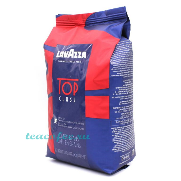 Кофе в зернах Lavazza Top Class 1000 гр. в магазине ТеаКофее Кофе в зернах Lavazza Top Class 1000 гр. в магазине ТеаКофее, фото