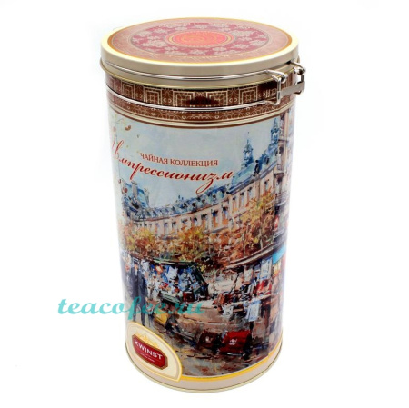 Чай Kwinst Термос Городской пейзаж черный 400 гр. (ж/б) 