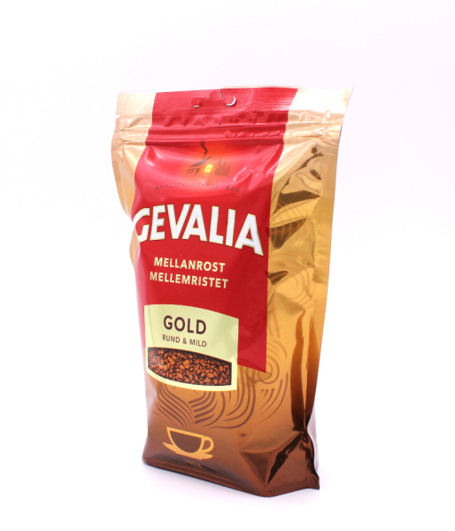 Кофе растворимый Gevalia Mellanrost Gold 200 гр. (пакет) в магазине ТеаКофее Кофе растворимый Gevalia Mellanrost Gold 200 гр. (пакет) в магазине ТеаКофее, фото