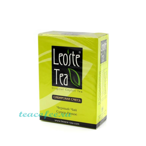 Чай Leoste Tea Siberian Blend 200 гр. в магазине ТеаКофее Чай Leoste Tea Siberian Blend 200 гр. в магазине ТеаКофее, фото