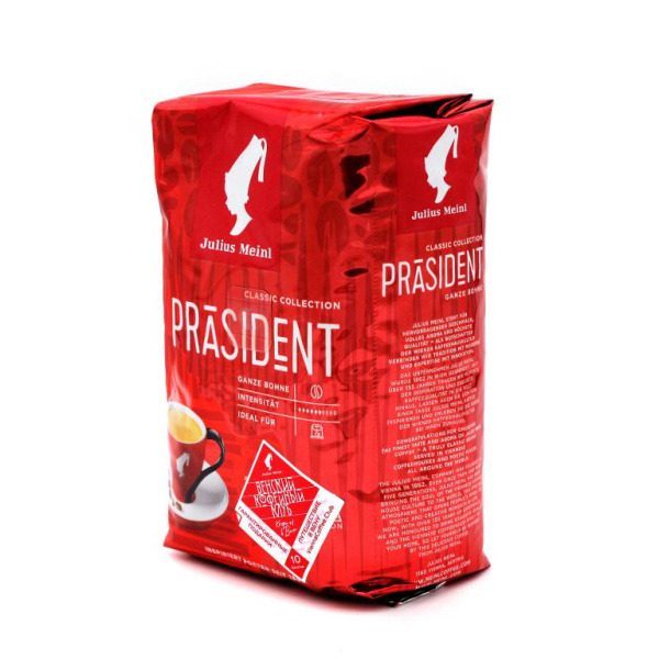 Кофе в зернах Julius Meinl Prasident 500 гр. в магазине ТеаКофее Кофе в зернах Julius Meinl Prasident 500 гр. в магазине ТеаКофее, фото