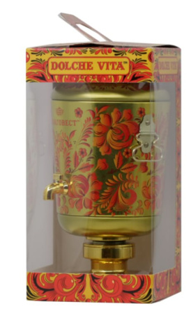 Чай Dolce Vita Самовар Золотой 75 гр. (ж/б) 