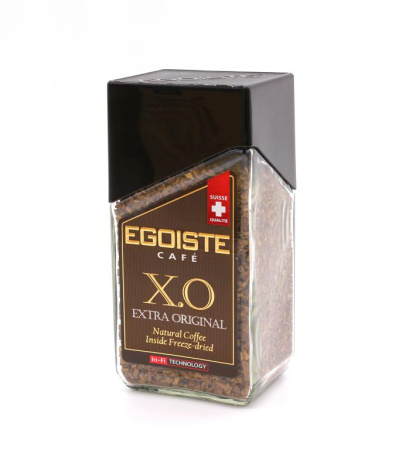 Кофе растворимый Egoiste X.O Extra Original 100 гр. (стекло) 
