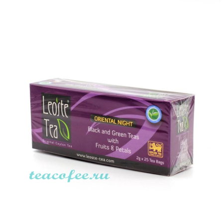 Чай Leoste Tea Oriental Night 25 пакетиков 